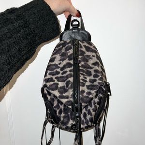 Rebecca Minkoff Leopard backpack